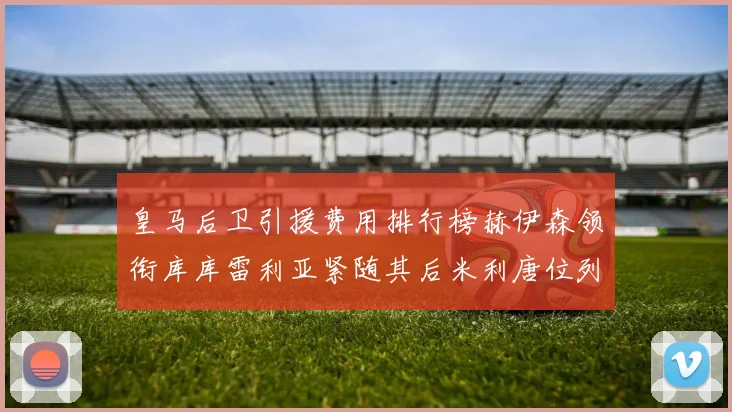 皇马后卫引援费用排行榜赫伊森领衔库库雷利亚紧随其后米利唐位列第三